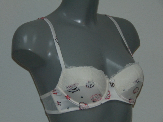 Armani Damen Avorio Stampato elfenbein/print vorgeformter bh