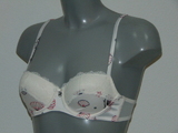 Armani Damen Avorio Stampato elfenbein/print vorgeformter bh