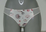 Armani Damen Avorio Stampato elfenbein/pink brasilianischer slip