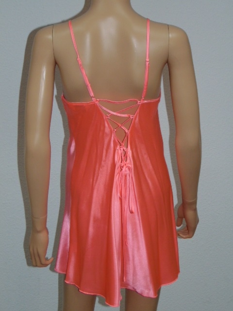 LingaDore Nacht Liquid pink slipdress