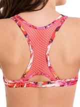 LingaDore Strand Paradise pink/print gemoldefer bikini bh