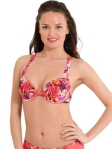 LingaDore Strand Paradise pink/print gemoldefer bikini bh