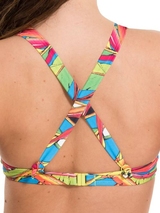 LingaDore Strand Carnaval blau gemoldefer bikini bh