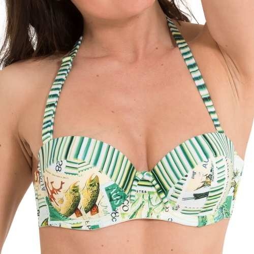 LingaDore Strand Postes grün gemoldefer bikini bh