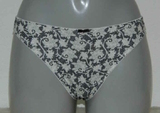 Eva Flaire weiß/print brasilianischer slip