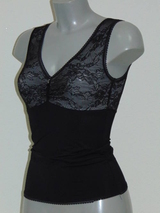 Eva Femme schwarz damen hemd