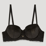 Armani Damen Velvet schwarz/gold vorgeformter bh