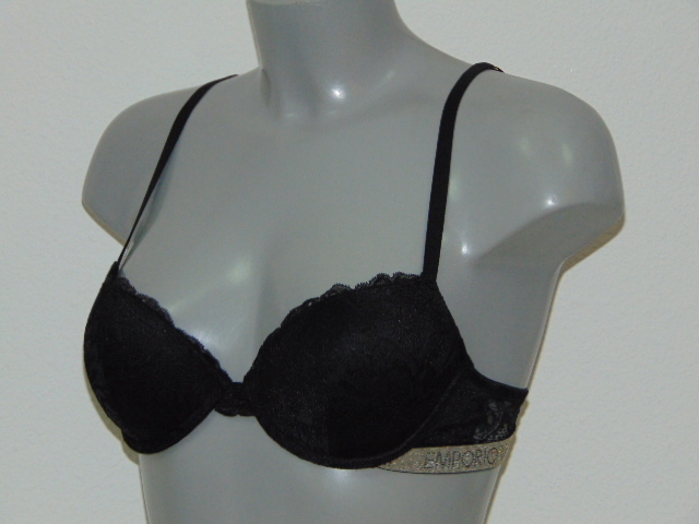 Armani Damen Pizzo d'Oro schwarz/gold push up bh