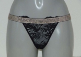 Armani Damen Pizzo d'Oro schwarz/gold string