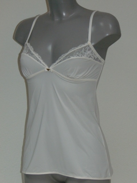 Armani Damen  avorio elfenbein spaghetti top
