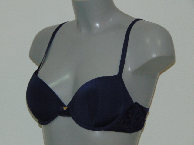 Armani Damen  marina navy-blau push up bh