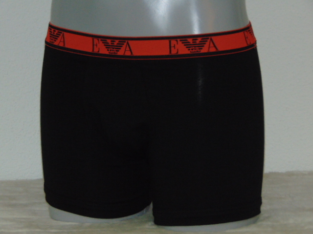 Armani Männer Piccolo schwarz/orange boxershort