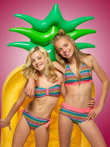 Brüste und Unterhosen Janne mehrfarbig set