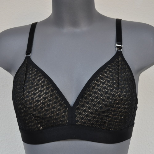 Eva Noir de Noir schwarz ohne bügel bh