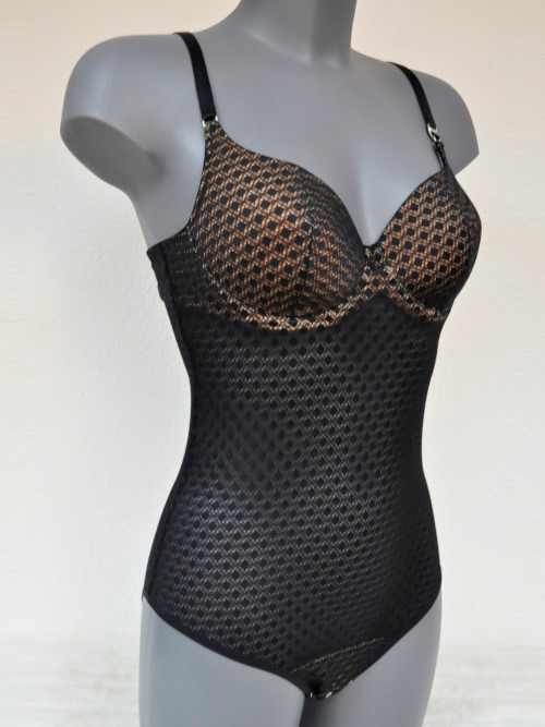 Eva Noir de Noir schwarz korselett