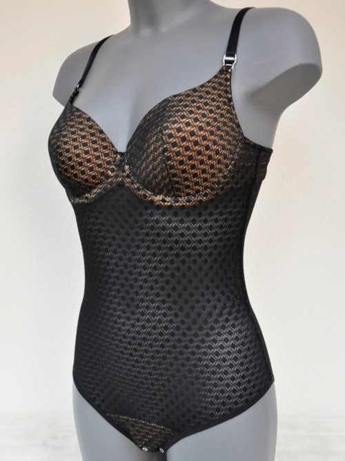 Eva Noir de Noir schwarz korselett