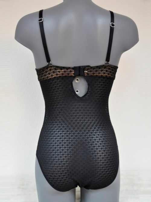 Eva Noir de Noir schwarz korselett