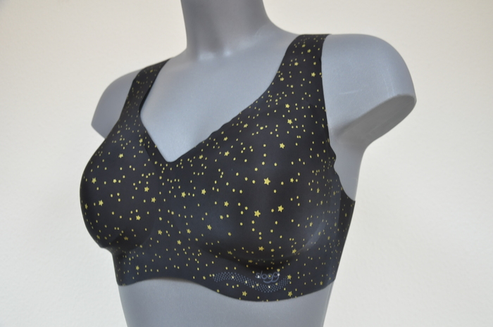 Sloggi Zero Feel Stars schwarz ohne bügel bh