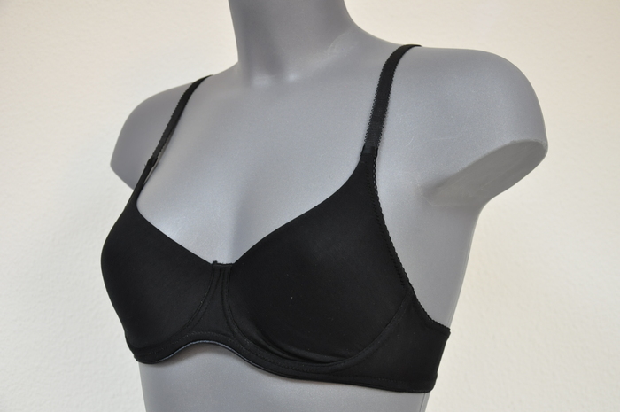 Eva Silk schwarz nicht geformter bh