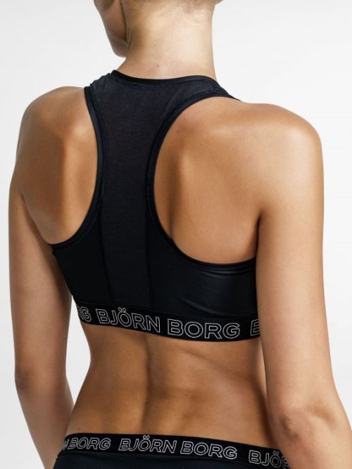 Björn Borg Mystic Flower schwarz/print sport-oberteile