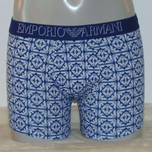 Armani Männer Logo blau/weiß boxershort
