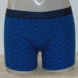 Armani Männer Logo schwarz/blau boxershort