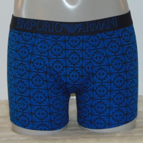 Armani Männer Logo schwarz/blau boxershort