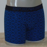 Armani Männer Logo schwarz/blau boxershort