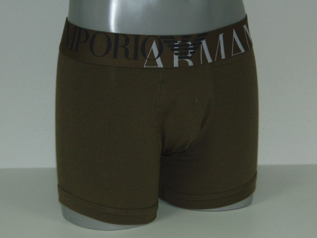 Armani Männer Contour khaki boxershort