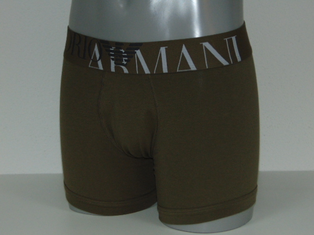 Armani Männer Contour khaki boxershort