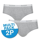Sloggi Männer Basic grau männer slip