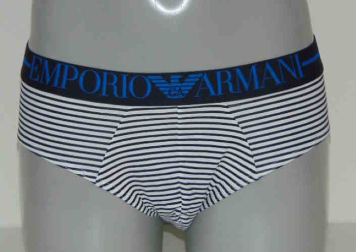 Armani Männer Eagle navy-blau/weiß männer slip