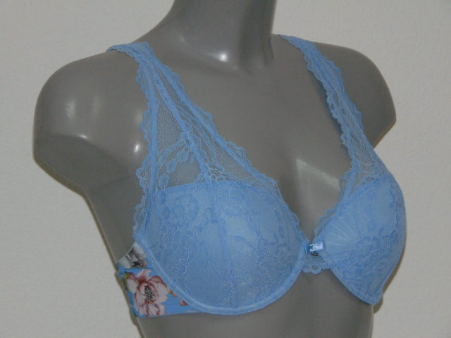 Armani Damen Floral Blue blau push up bh