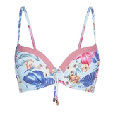 LingaDore Strand Iris blau/print gemoldefer bikini bh