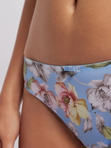 Armani Damen Floral Blue blau/print brasilianischer slip