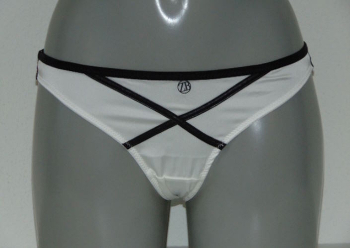 DDO Special Zimbra weiß/schwarz brasilianischer slip