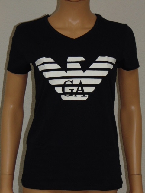 Armani Damen Logo navy-blau shirt