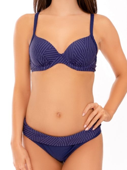 Nickey Nobel Stella navy-blau gemoldefer bikini bh