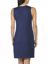 Eva Border navy-blau kleid