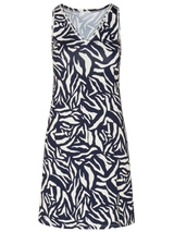 Eva Graphic schwarz/weiß kleid