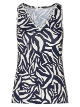 Eva Graphic schwarz/weiß top