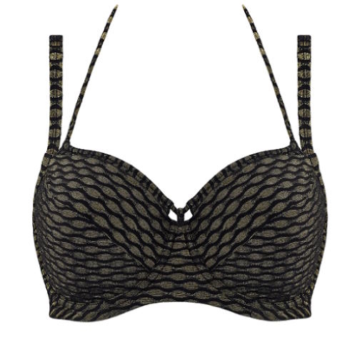 Marlies Dekkers Bademode Holi Vintage schwarz/gold gemoldefer bikini bh