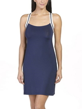 Eva Border navy-blau kleid