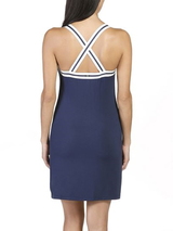 Eva Border navy-blau kleid
