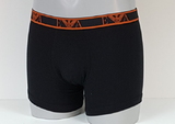 Armani Männer Eagle schwarz/orange boxershort