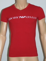 Armani Männer Logo rot mode