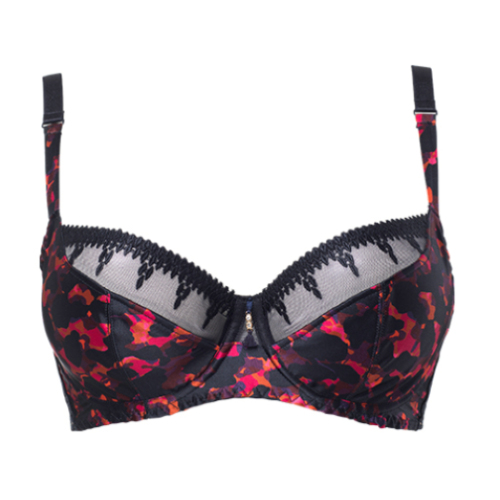 Louisa Bracq Color Fever navy-blau/print nicht geformter bh