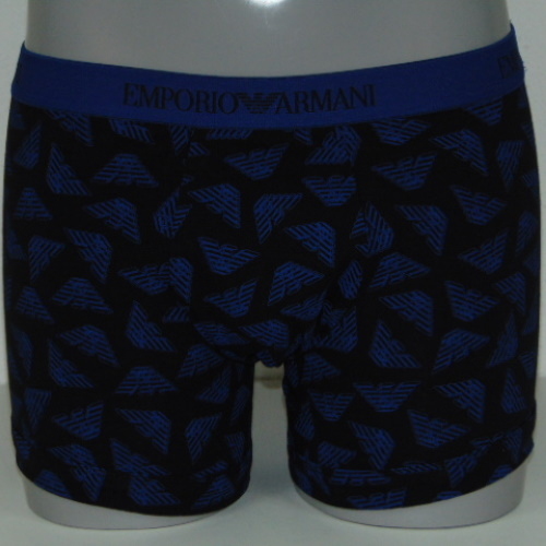 Armani Männer Logo schwarz/blau boxershort