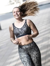 Anita Aktiv Extreme Kontrolle grau/print legging
