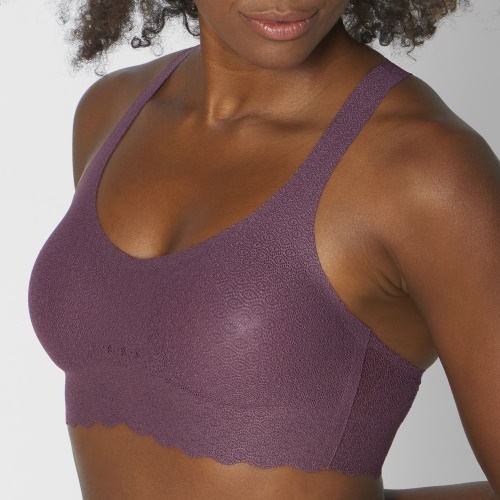Sloggi Zero Feel Lace taupe ohne bügel bh